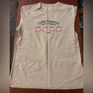 Cream Shirt with Fun Print